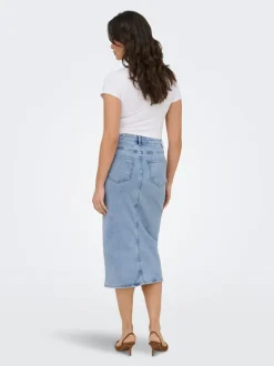 ONLSILJA Gonna in jeans Gonna midi