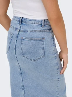 ONLSILJA Gonna in jeans Gonna midi