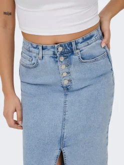 ONLSILJA Gonna in jeans Gonna midi