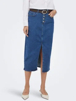 ONLSILJA Gonna in jeans Gonna midi