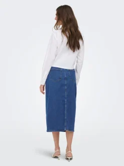 ONLSILJA Gonna in jeans Gonna midi