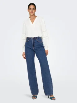 ONLSILJE Vita alta Straight Fit Jeans