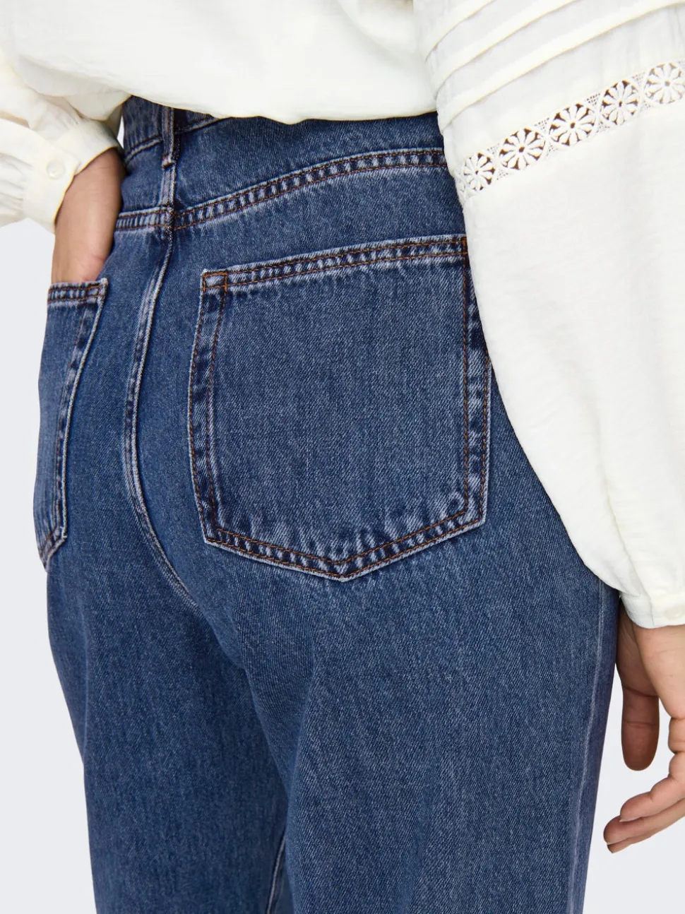 ONLSILJE Vita alta Straight Fit Jeans