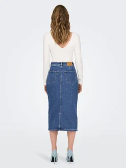 ONLSIRI Denim Gonna in jeans Gonna midi