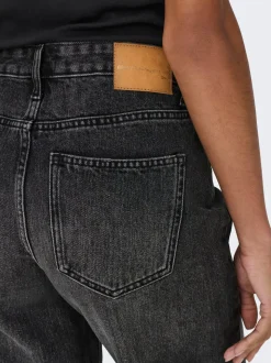 ONLSONNY Vita alta Regular Fit Bermuda in jeans