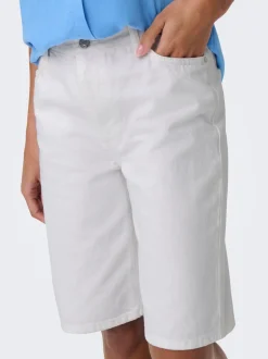 ONLSONNY Vita alta Regular Fit Bermuda in jeans