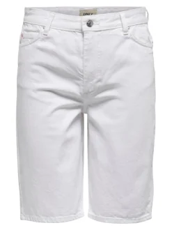 ONLSONNY Vita alta Regular Fit Bermuda in jeans