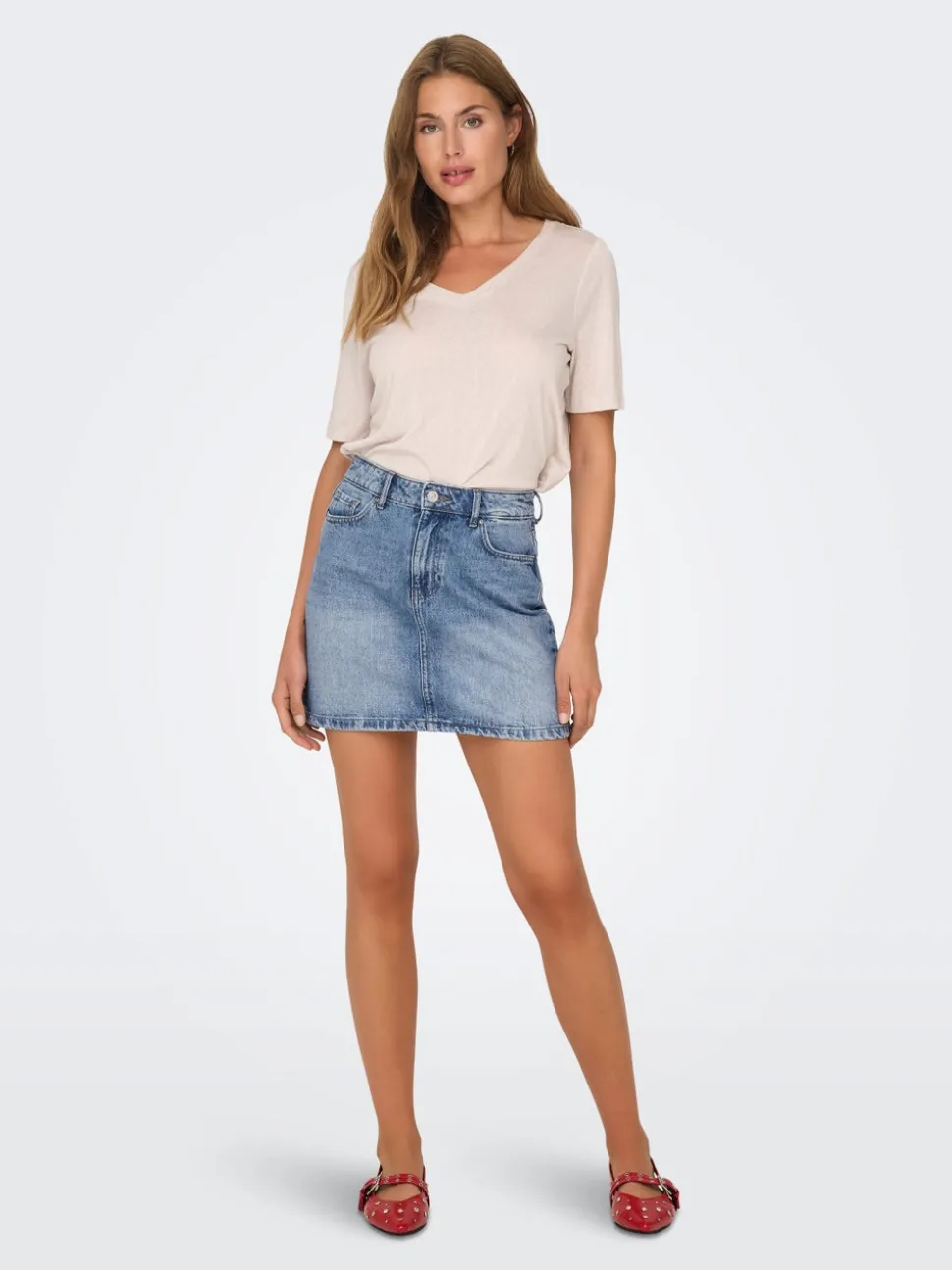 ONLSTELLA Denim Gonna in jeans Gonna pantaloncino
