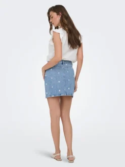 ONLSTELLA Denim Gonna in jeans Gonna pantaloncino