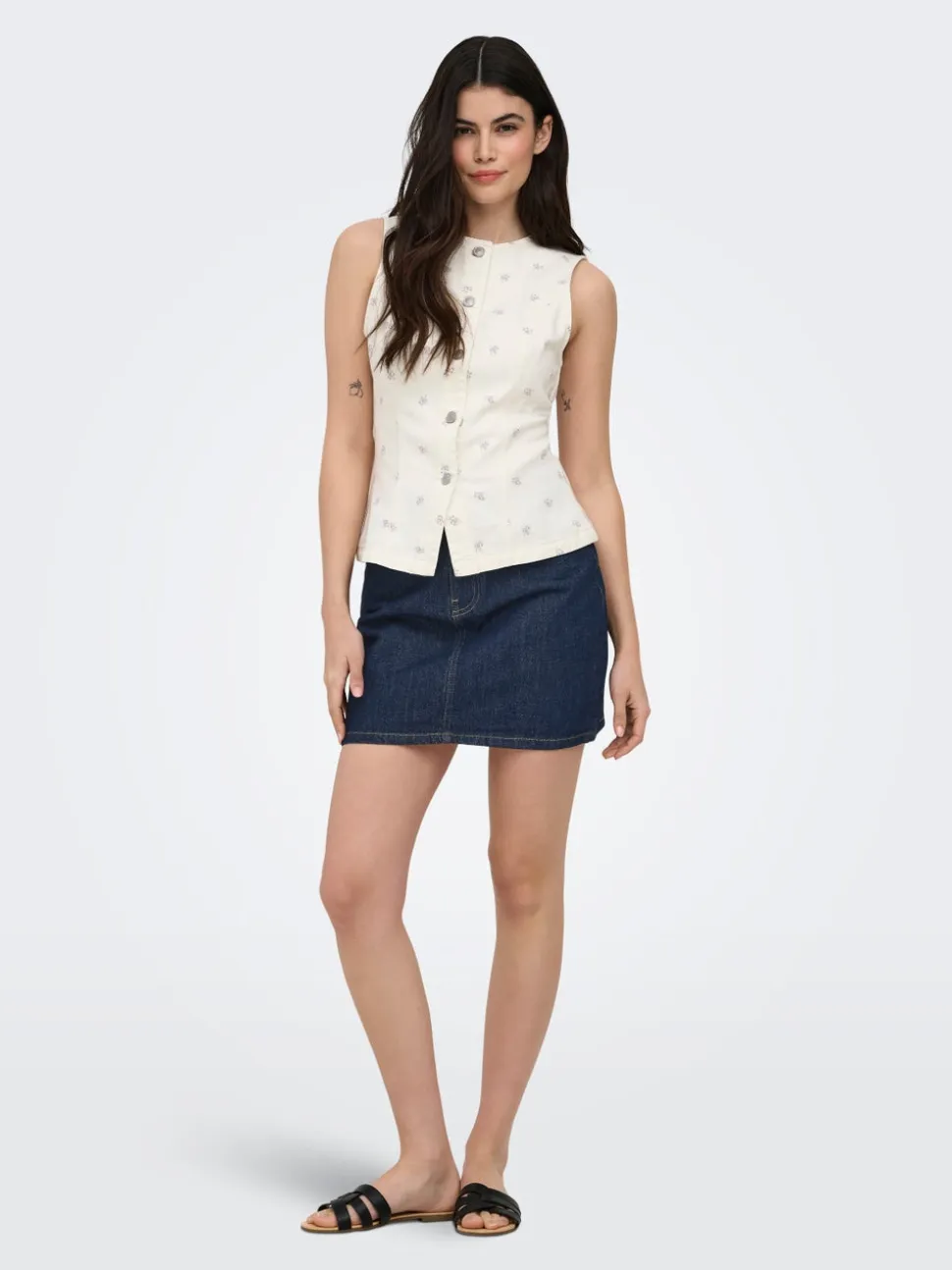 ONLSTELLA Denim Gonna in jeans Gonna pantaloncino