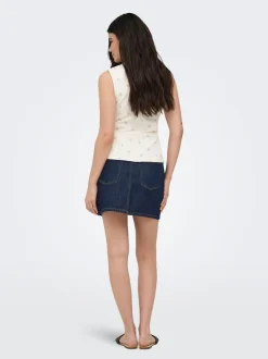 ONLSTELLA Denim Gonna in jeans Gonna pantaloncino