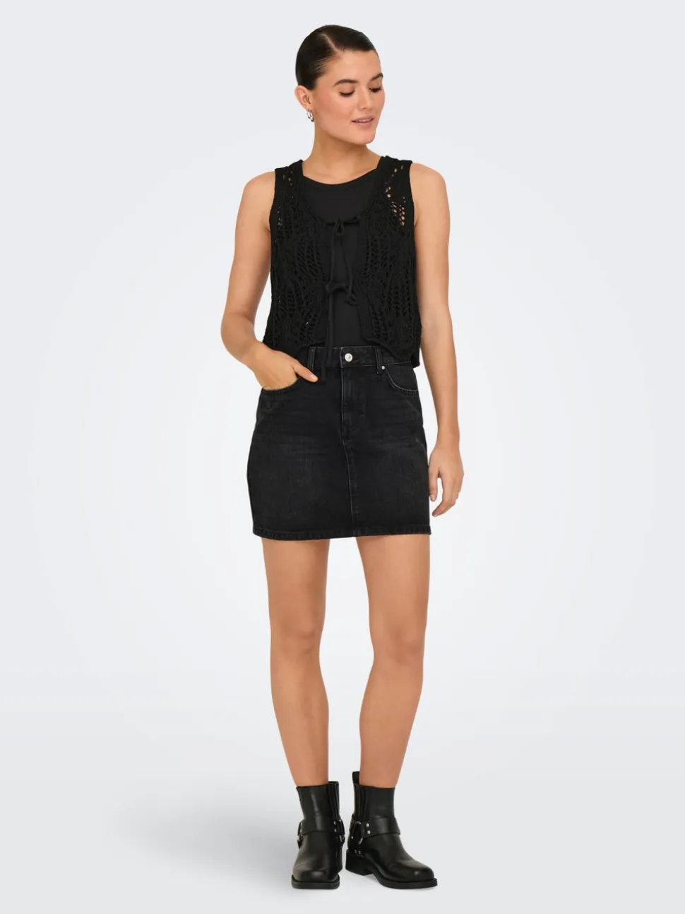 ONLSTELLA Denim Gonna in jeans Gonna pantaloncino