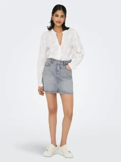 ONLSTELLA Denim Gonna in jeans Gonna pantaloncino