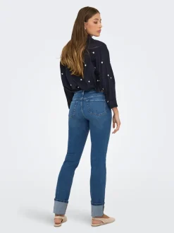 ONLSUI Vita media Slim Fit Jeans