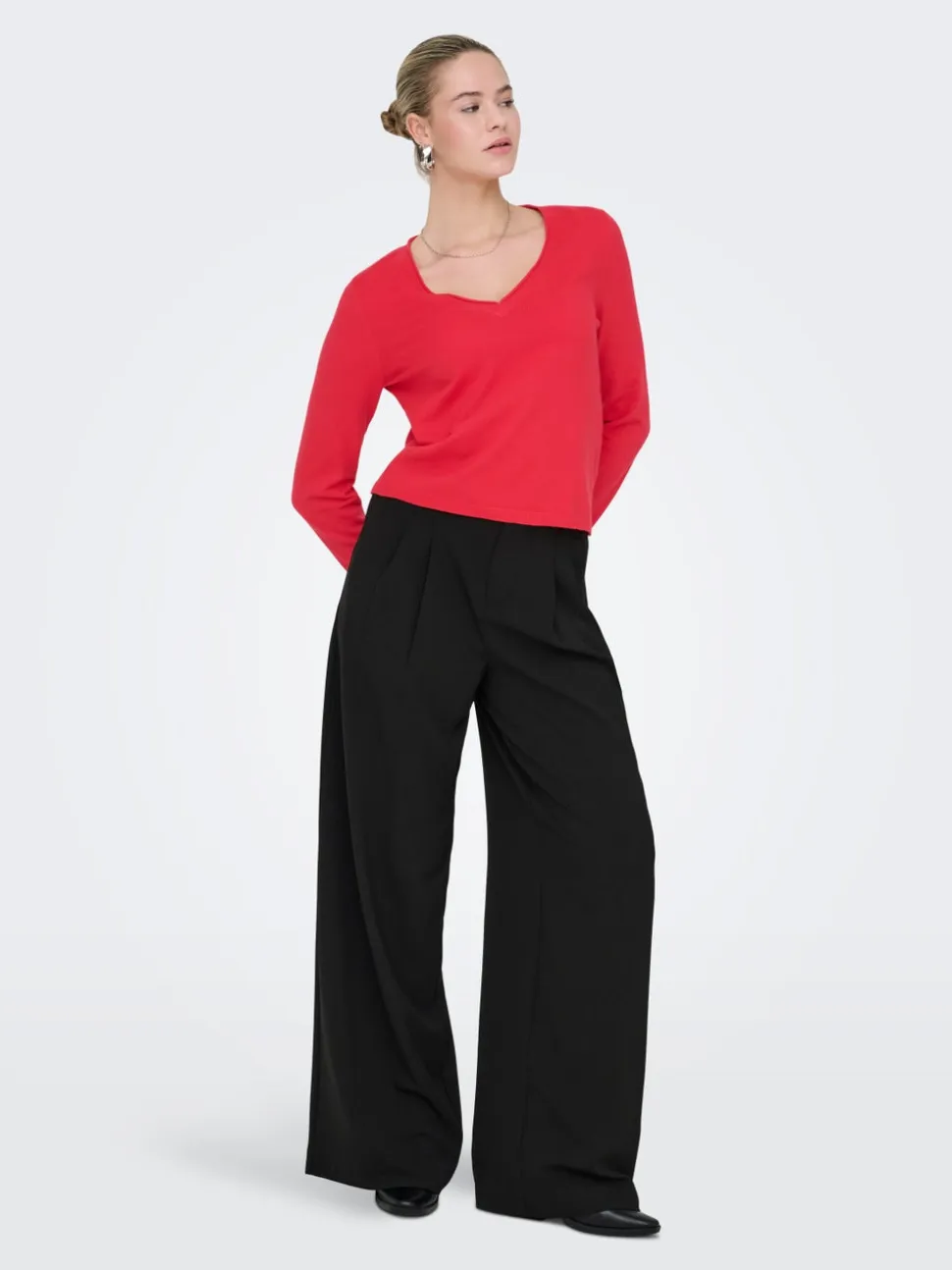 ONLSVEA Wide Leg Fit Pantaloni Formali