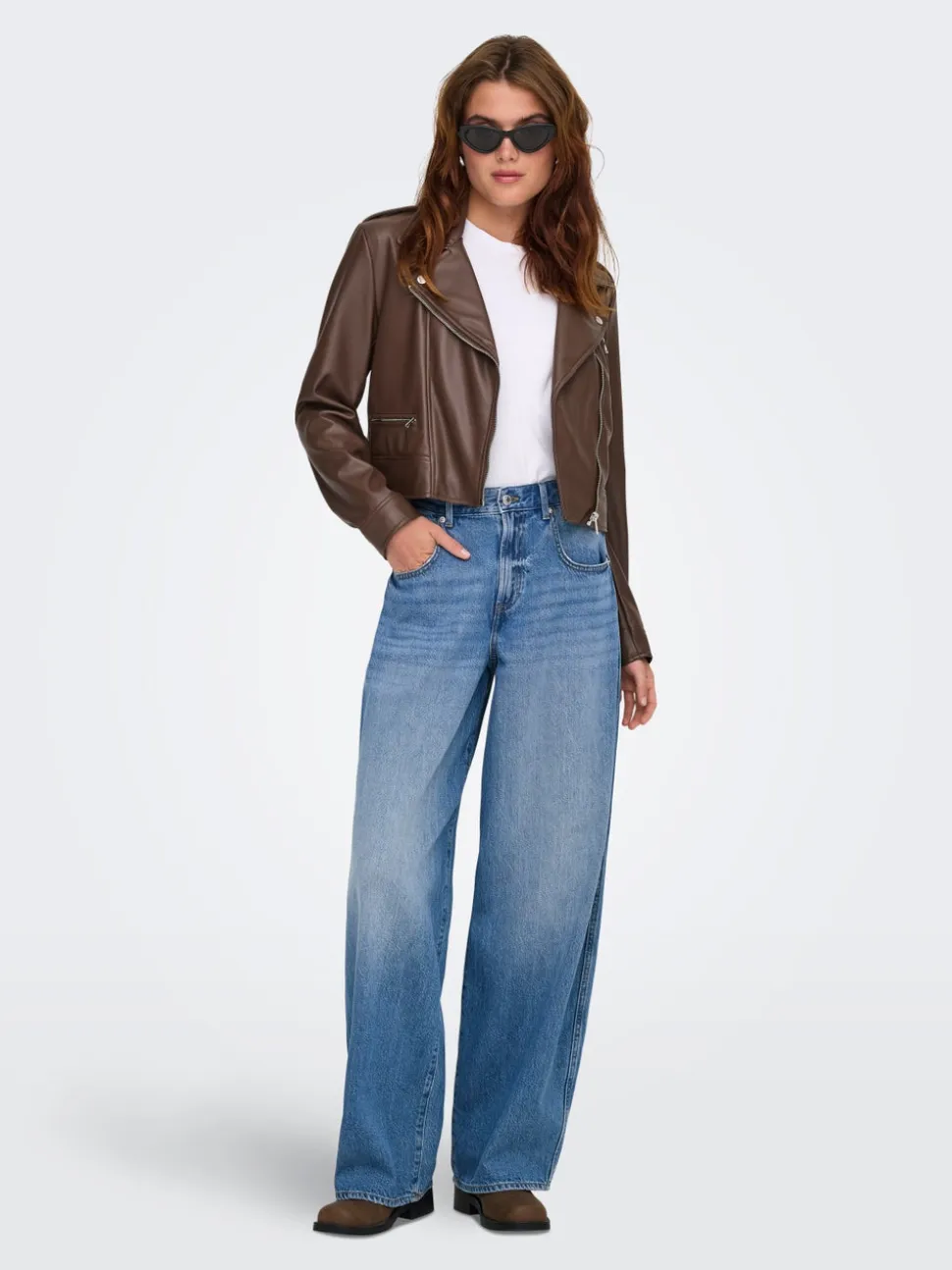 ONLTAYLOR Vita alta Barrel fit Jeans
