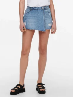 ONLTEXAS Denim Gonna in jeans Gonna pantaloncino