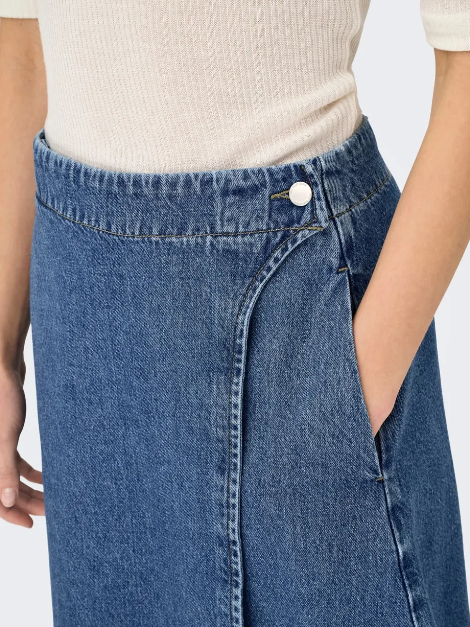 ONLTHEA Denim Gonna in jeans Gonna midi