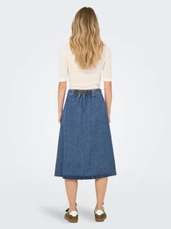 ONLTHEA Denim Gonna in jeans Gonna midi