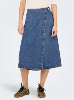 ONLTHEA Denim Gonna in jeans Gonna midi
