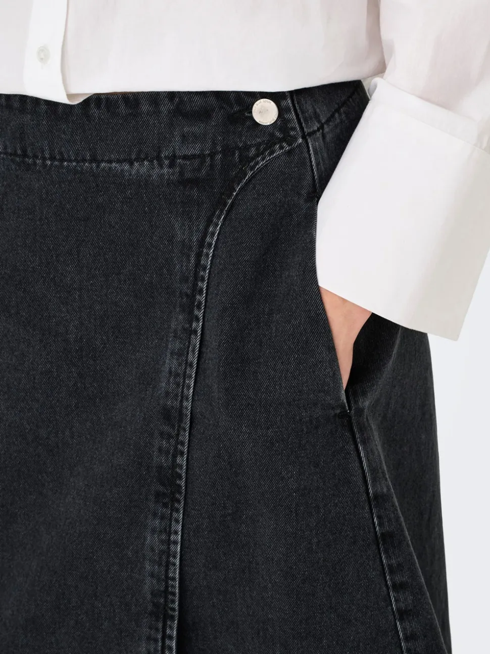 ONLTHEA Denim Gonna in jeans Gonna midi