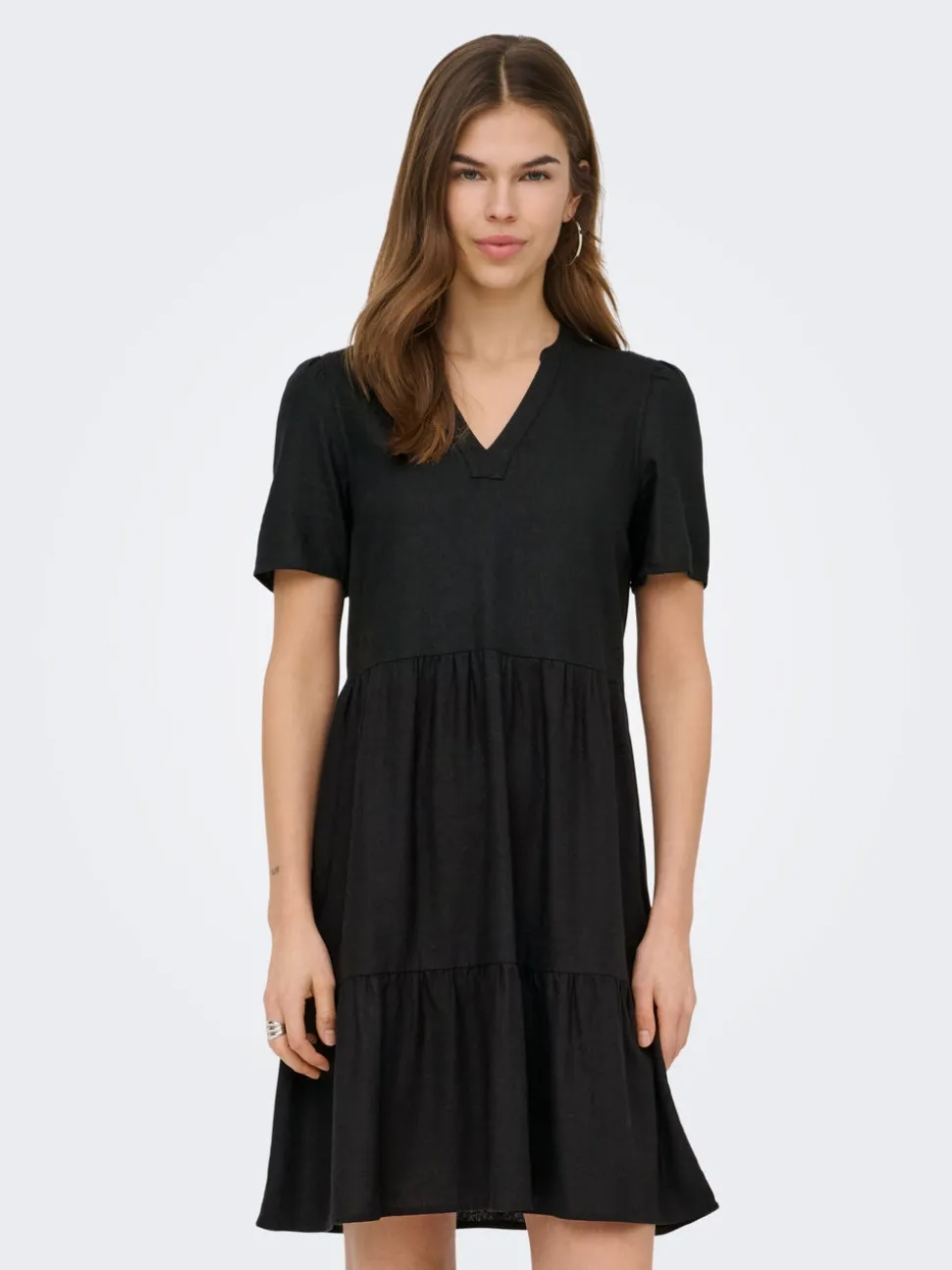 ONLTIRI-GOA Lino Vestito corto