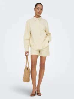 ONLVEGA Vita alta Mom Fit Bermuda