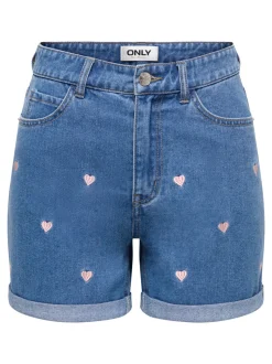 ONLVEGA Vita alta Mom Fit Bermuda