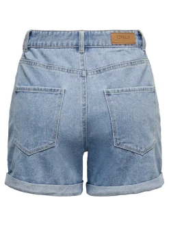 ONLVEGA Vita alta Regular Fit Bermuda in jeans
