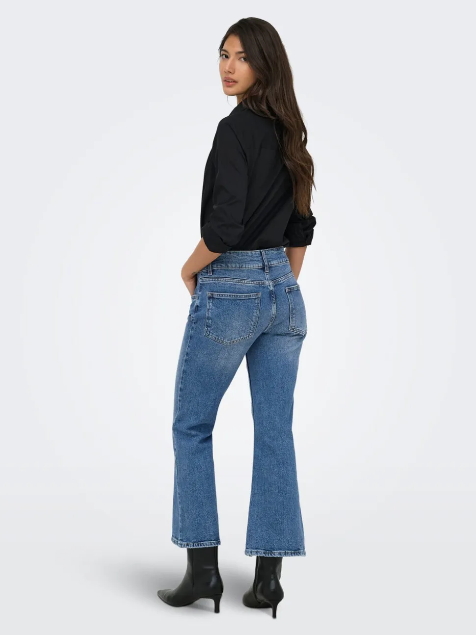 ONLVIOLET Vita alta Flared Fit Lunghezza alla caviglia Jeans