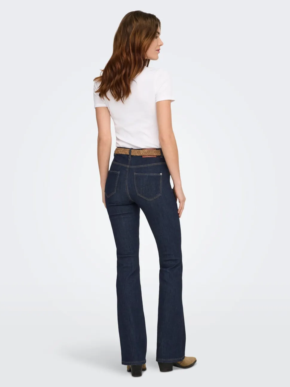 ONLWAUW Vita alta Flared Fit Jeans