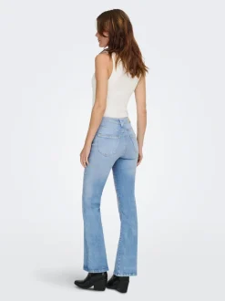 ONLWAUW Vita alta Flared Fit Jeans