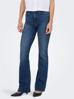 ONLWAUW Vita alta Flared Fit Jeans