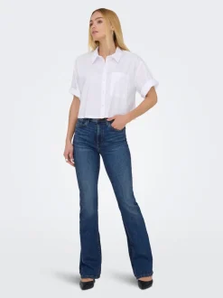 ONLWAUW Vita alta Flared Fit Jeans