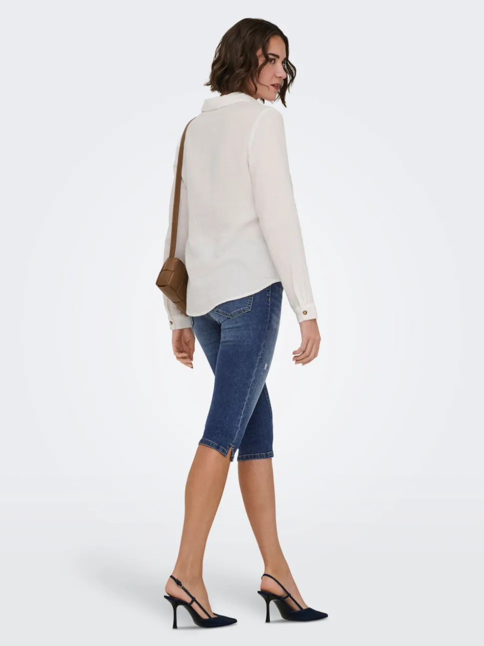 ONLWAUW Vita media Regular Fit Capris