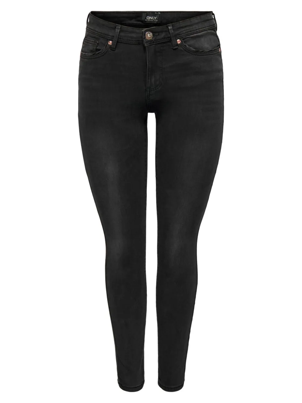 ONLWAUW Vita media Skinny Fit Jeans