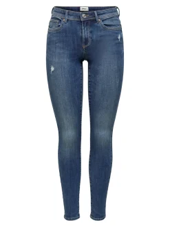 ONLWAUW Vita media Skinny Fit Jeans