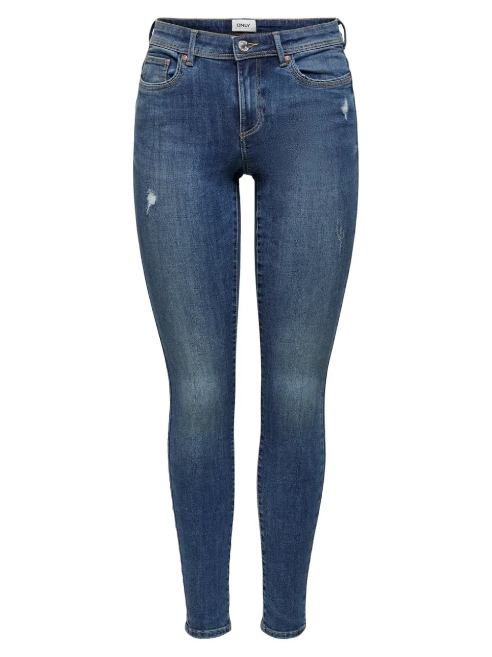 ONLWAUW Vita media Skinny Fit Jeans