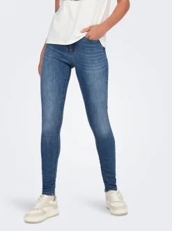 ONLWAUW Vita media Skinny Fit Jeans