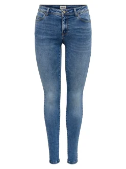 ONLWAUW Vita media Skinny Fit Jeans