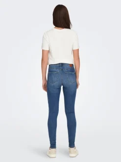 ONLWAUW Vita media Skinny Fit Jeans