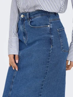 ONLWONDER Denim Gonna in jeans Gonna midi