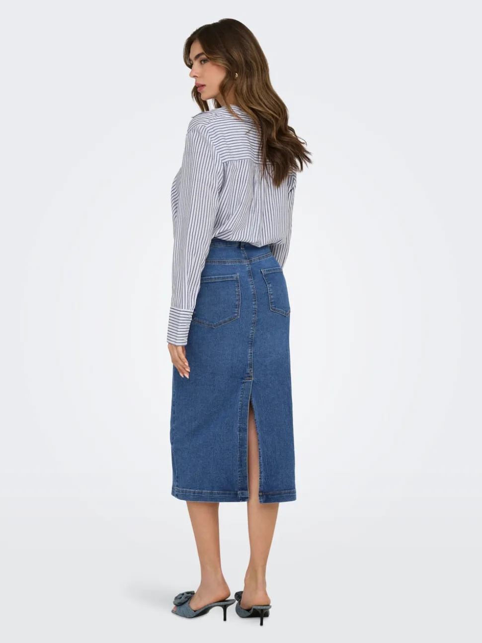 ONLWONDER Denim Gonna in jeans Gonna midi