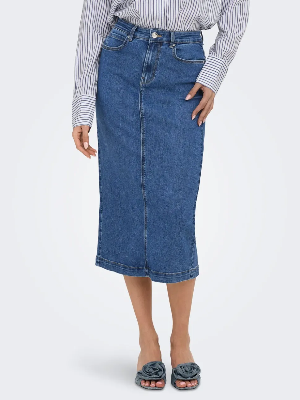 ONLWONDER Denim Gonna in jeans Gonna midi