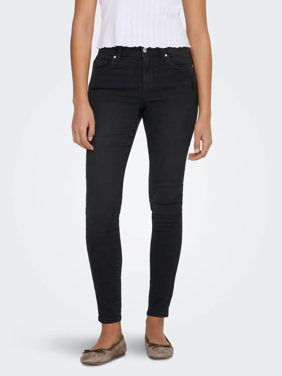 ONLWOW Vita media Skinny Fit Jeans