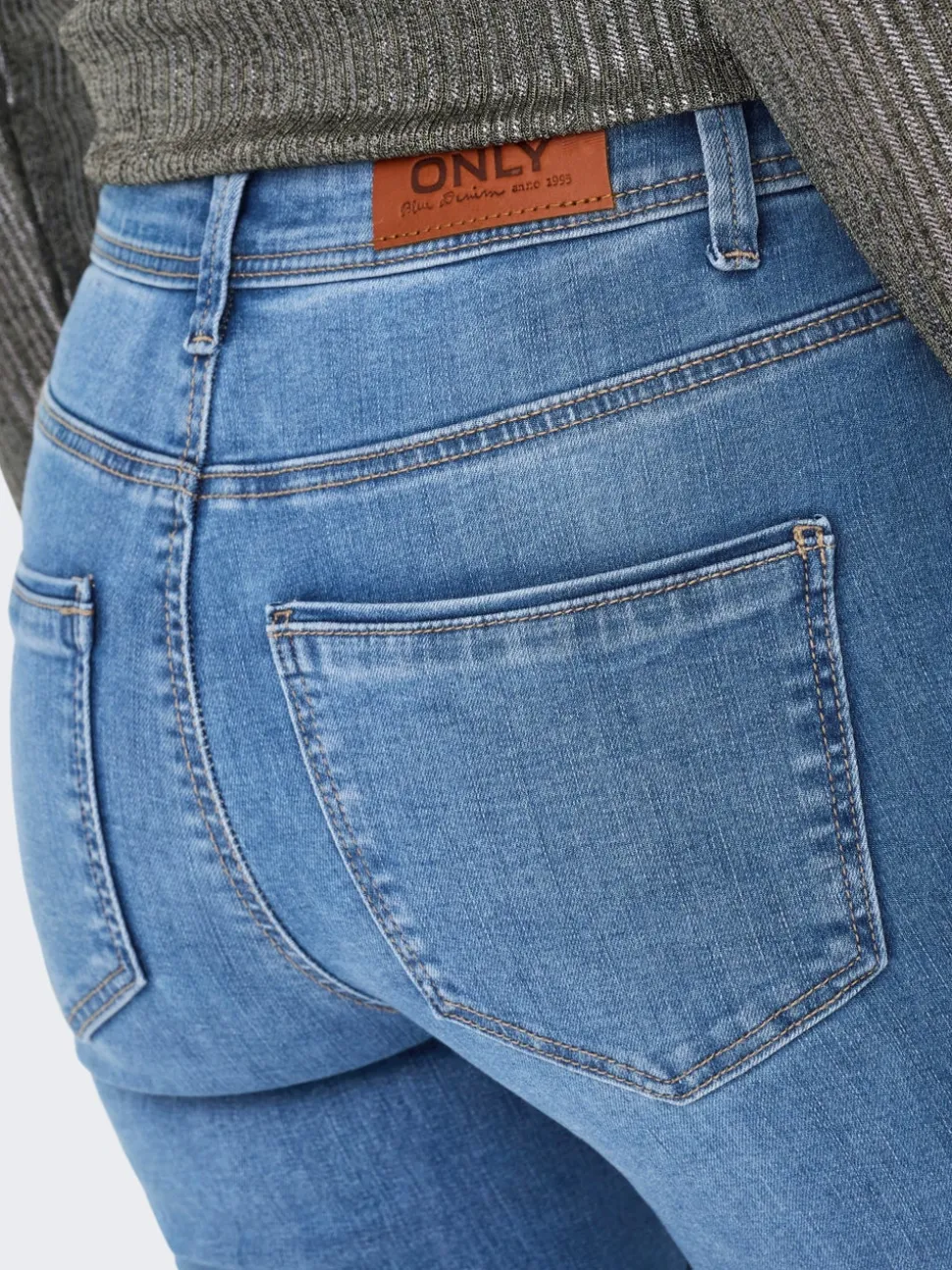ONLWOW Vita media Skinny Fit Lunghezza alla caviglia Jeans