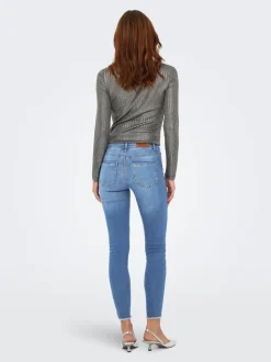 ONLWOW Vita media Skinny Fit Lunghezza alla caviglia Jeans