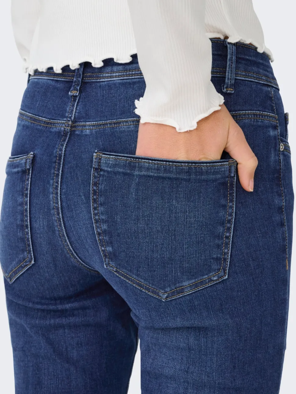 ONLWOW Vita media Skinny Fit Jeans