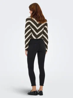 ONLWOW Vita media Skinny Fit Lunghezza alla caviglia Jeans
