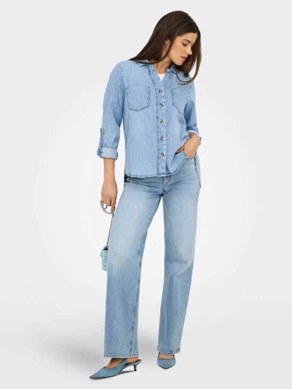 ONLYASMIN Camicia in jeans